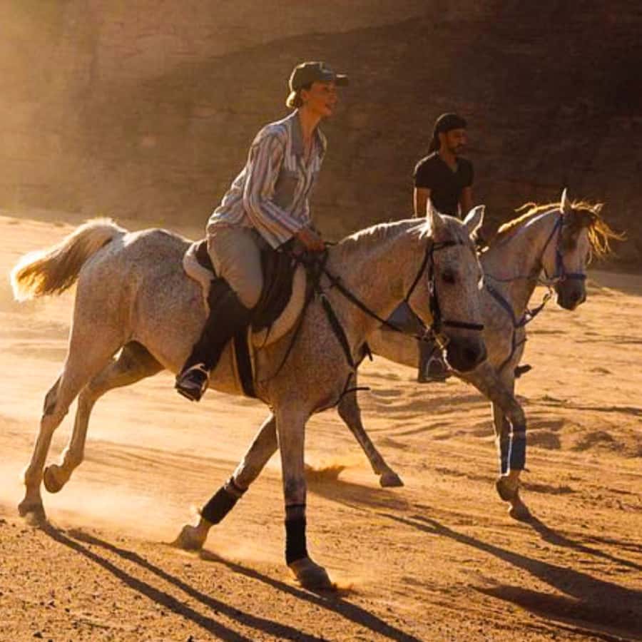 Al-Ula: Guided Horse Riding - Al-Ula green farms, not just a scenic detour