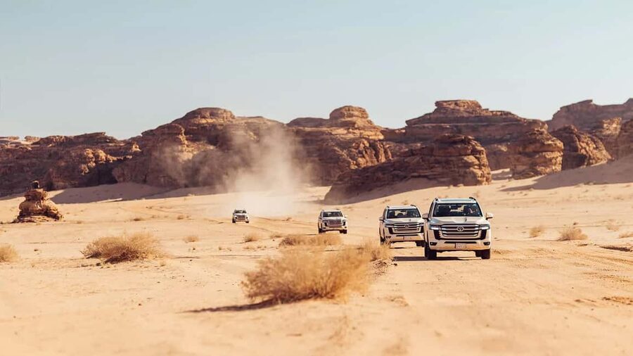 AlUla: Sharaan Nature Reserve - Getting There: Pangaea Adventure Club to the Mountain Edge