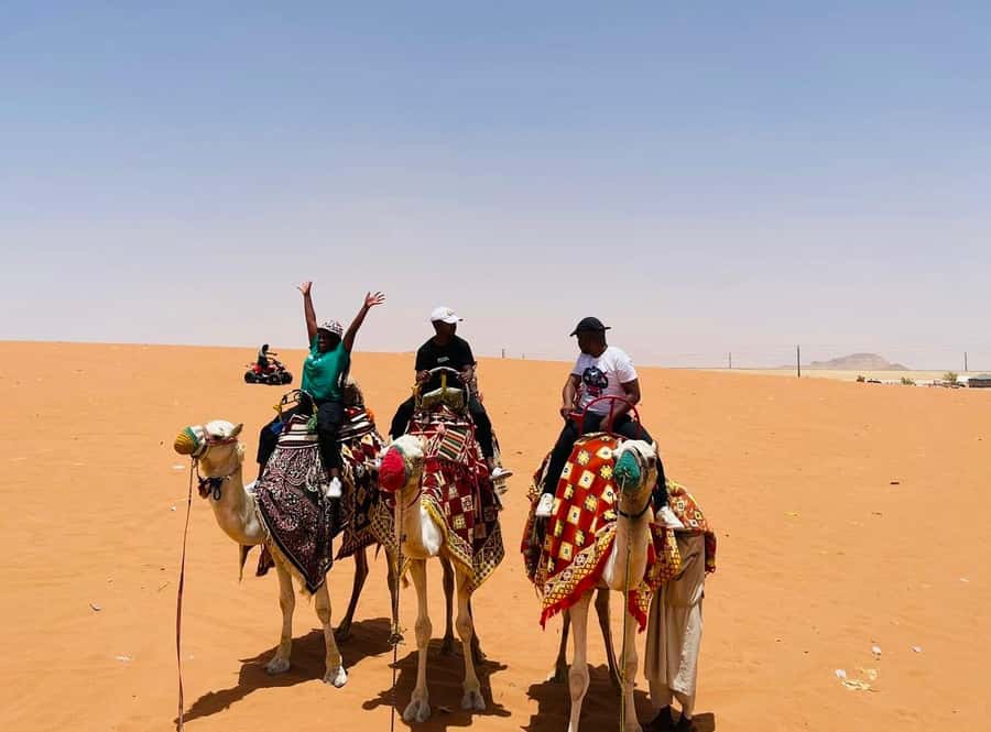 Red Sand Adventure Riyadh (Quad Biking,Camel Ride,Heritage) - Refreshments, timing, and what can go off script