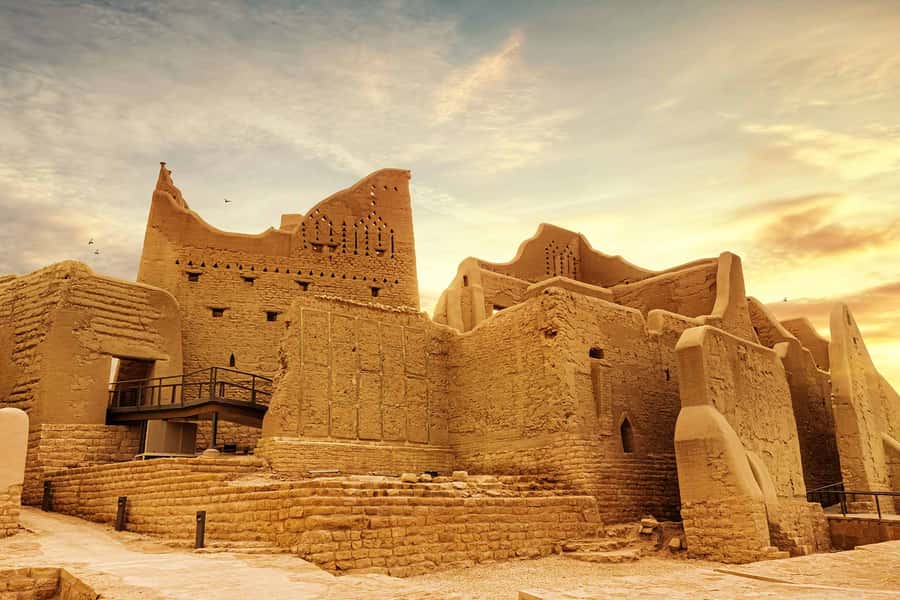 Riyadh: Al Diriyah Tour - At-Turaif UNESCO, Mudbrick Architecture in Najdi Style