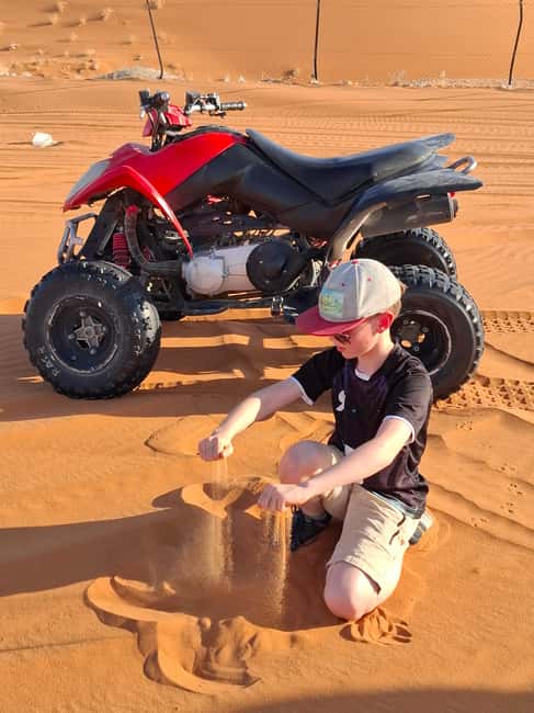 Sand Dune Desert (VIT-Quid bike + Camel Ride): Riyadh - Dune Walking and Photography: When You Get Off the Gear
